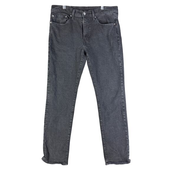 Levi’s Premium Lot 511 Big E Orange Tag Denim Jeans Pants Black‎ Mens 34x32 EUC - Picture 1 of 12